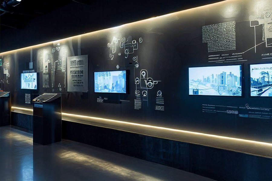 展廳設(shè)計(jì)，展廳設(shè)計(jì)效果圖，九來九往展廳設(shè)計(jì)公司