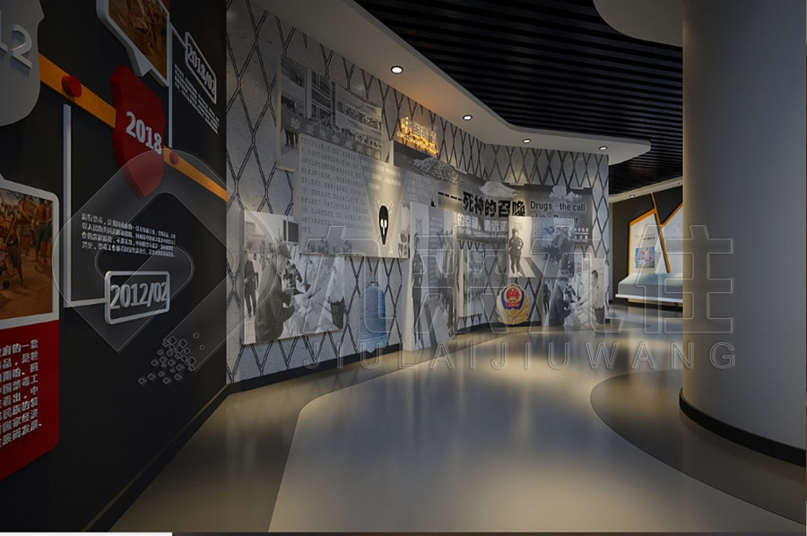 安全宣傳展廳，交通安全教育館，設(shè)計(jì)布局，方案