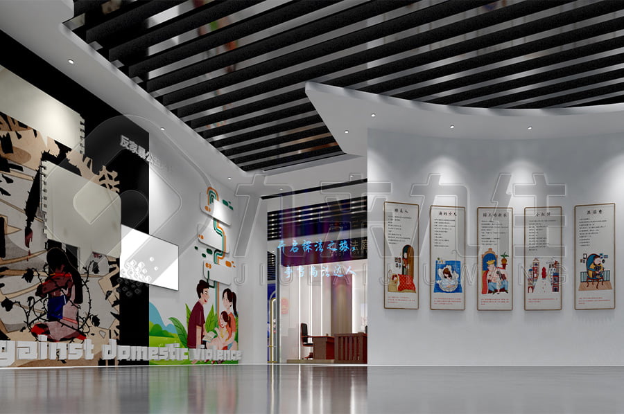 法制教育基地建設(shè)，法制教育展廳產(chǎn)品，法院法制教育展廳平面設(shè)計