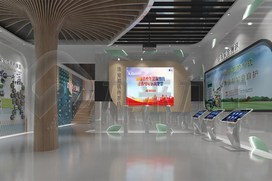 法治教育展館，法治文化教育展廳設(shè)計，法院法治館設(shè)計