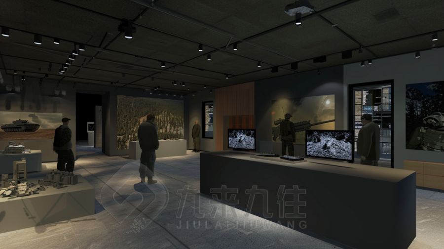 沉浸式國防宣教展廳設計,數(shù)字化國防教育展館施工,智能國防展覽館建設方案