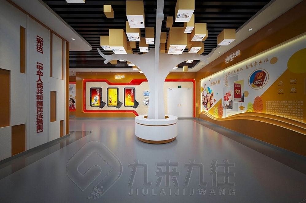 法治教育展廳設(shè)計(jì), 互動(dòng)多媒體設(shè)備, 現(xiàn)代化法治啟蒙解決方