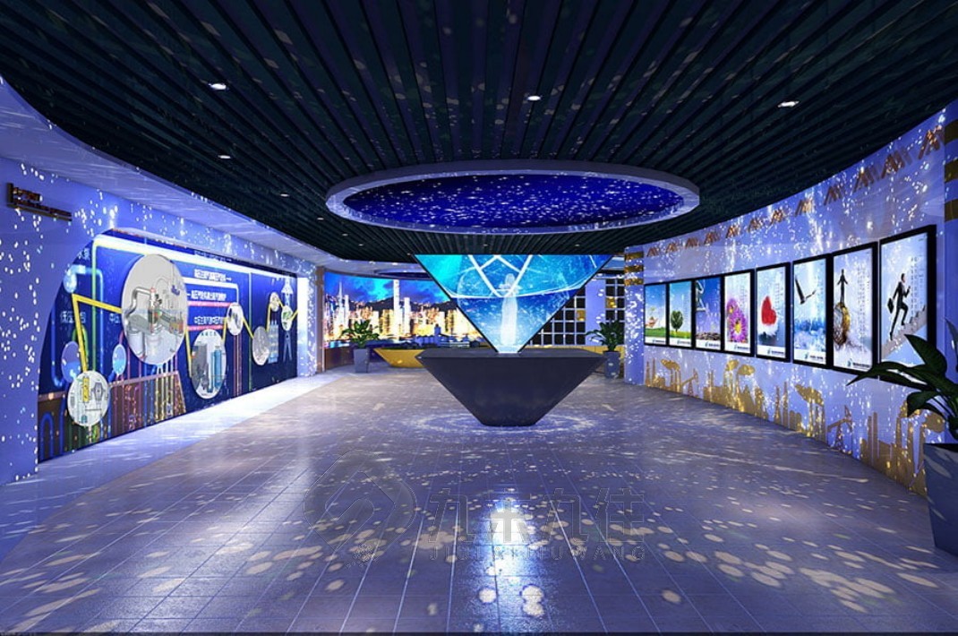 機柜設計展廳, 智能多媒體互動, 現(xiàn)代化展廳設計, 專業(yè)施工建設, 展廳解決方案
