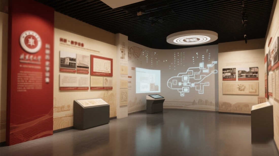 數(shù)字化校史館，校史展館