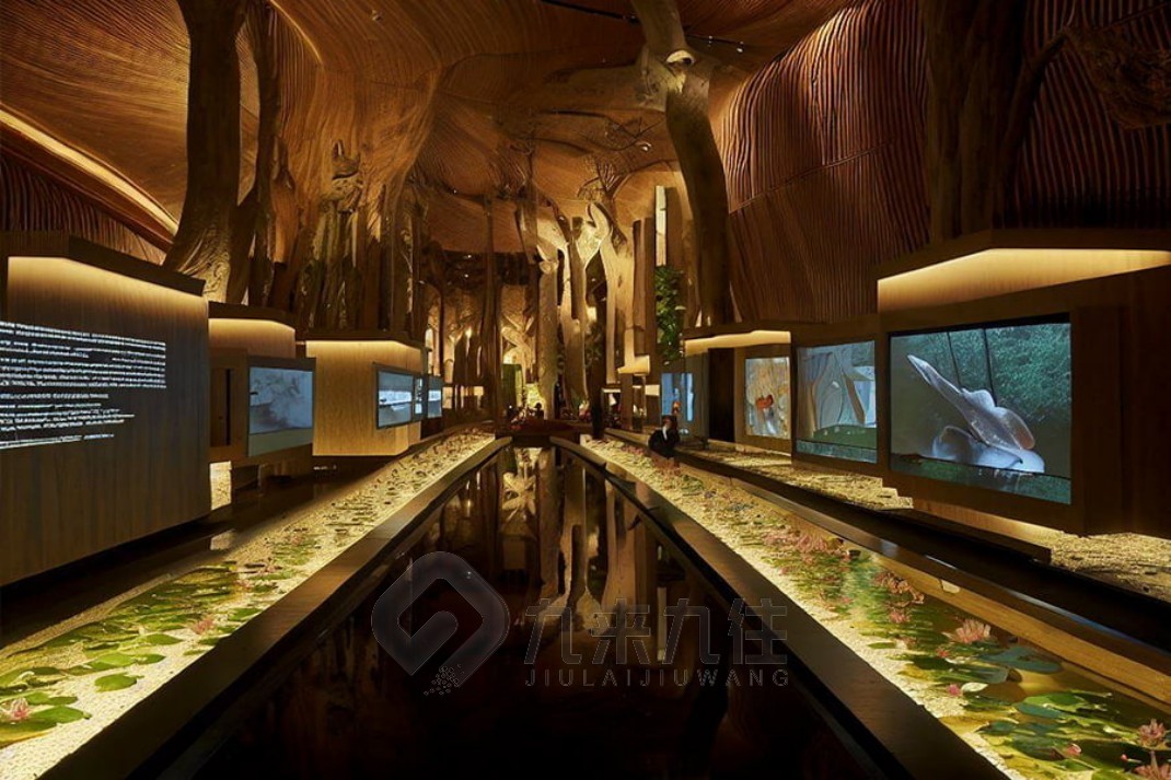 自然展廳，垃圾分類展廳