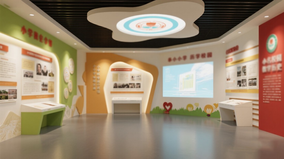 學(xué)校校史館設(shè)計，學(xué)校展館