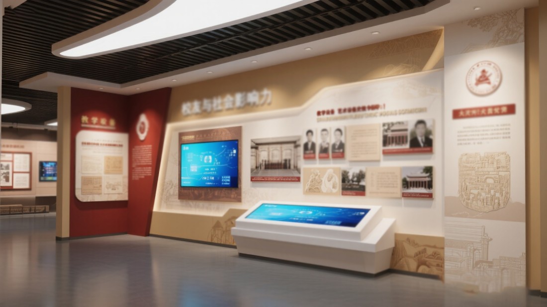 校史館空間設計，校史展廳