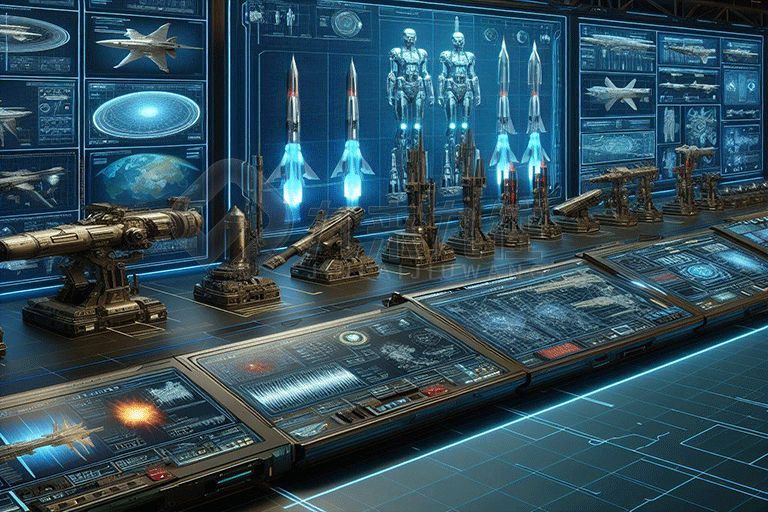 區(qū)人武部國(guó)防教育基地設(shè)計(jì)效果圖，高科技國(guó)防教育館方案，多媒體國(guó)防教育展廳設(shè)計(jì)公司