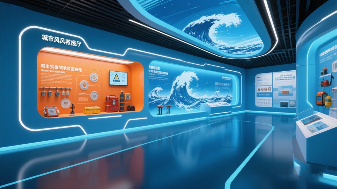 多媒體防震減災科普教育基地效果圖 多媒體防震減災科普教育基地效果圖