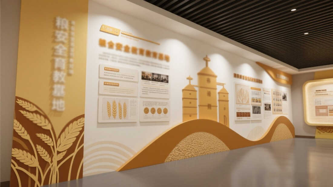 現(xiàn)代化糧食安全宣傳教育基地效果圖 現(xiàn)代化糧食安全宣傳教育基地效果圖