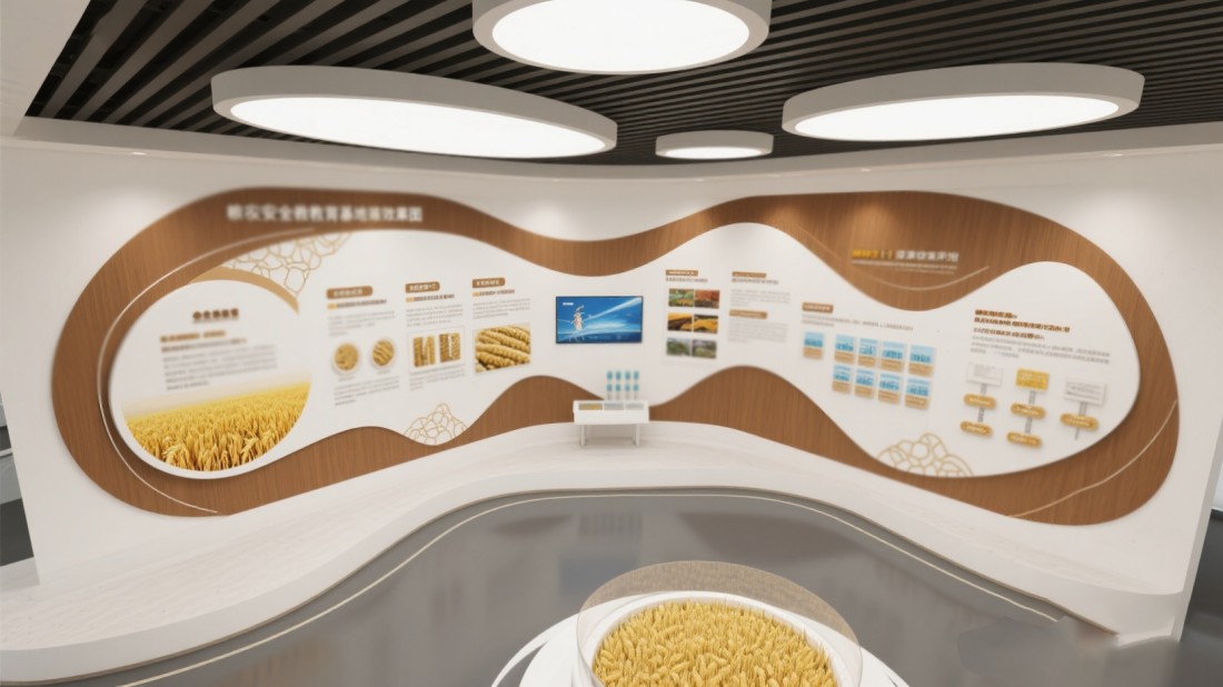 沉浸式糧食安全教育展廳效果圖