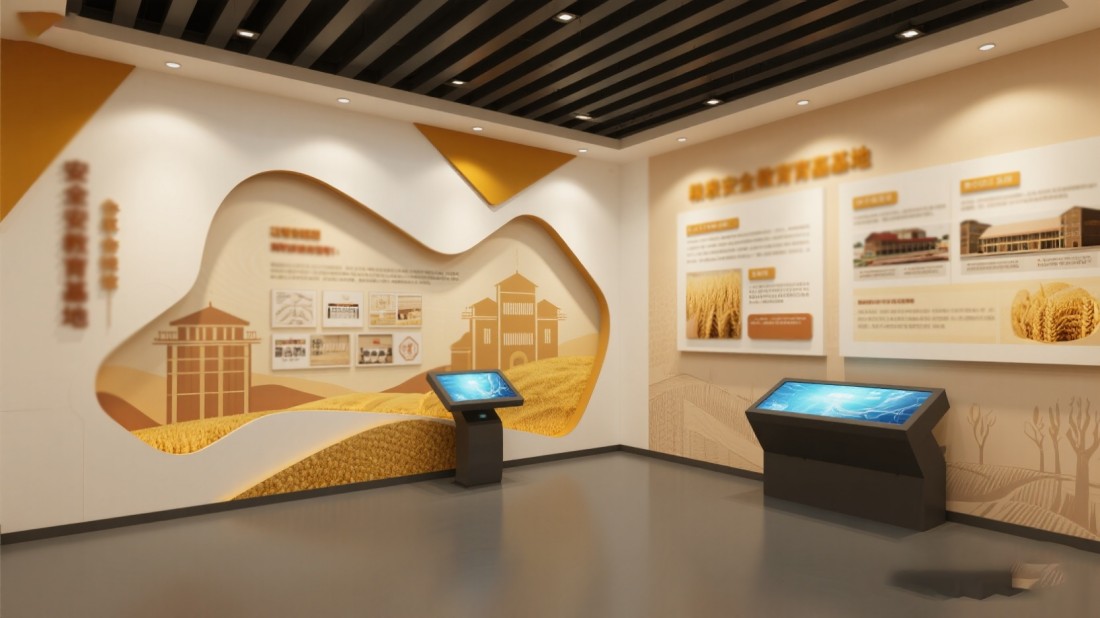 高科技糧食安全宣傳教育基地效果圖 高科技糧食安全宣傳教育基地效果圖