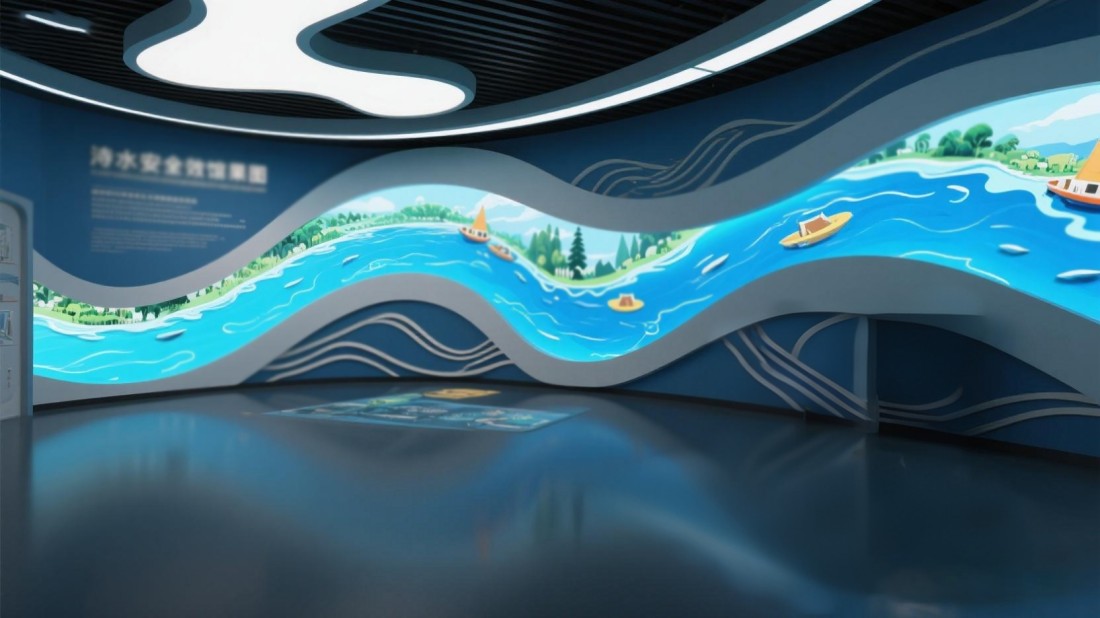 聲光電水上安全教育基地效果圖